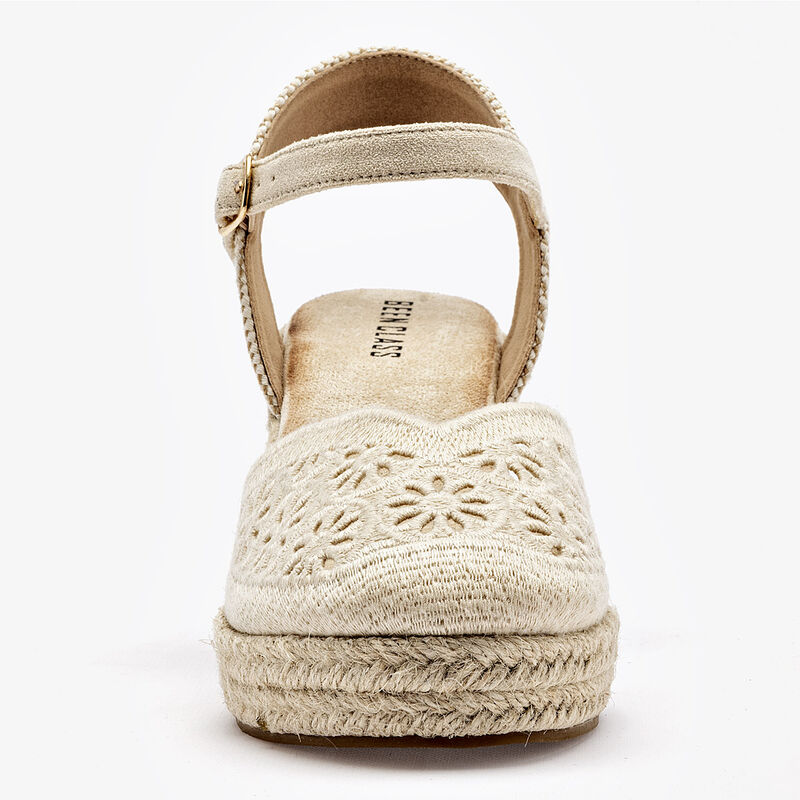 Been Class alpargata plataforma para mujer latt... image number null