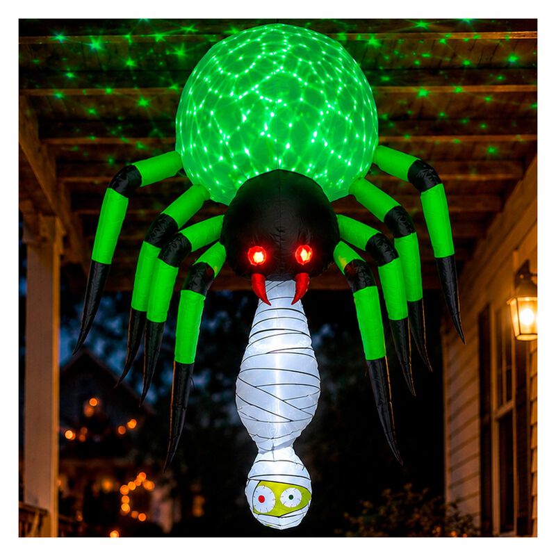 Inflable Halloween Ara&ntilde;a Gigante Exterior 2.1 M... image number null