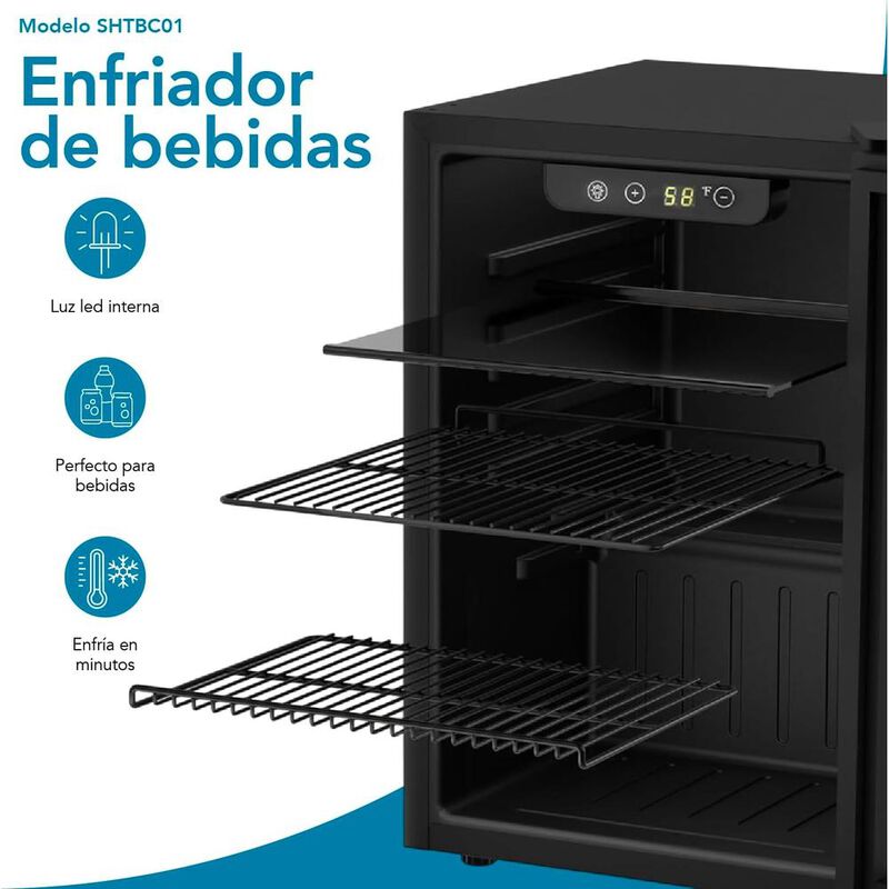 Frigobar Shtark Shtbc01 De 2.4 Pies Con Puerta ... image number null