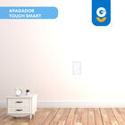 Pack 2 piezas Apagador De Pared Touch De Tres Módulos Avia Smart Home Wifi