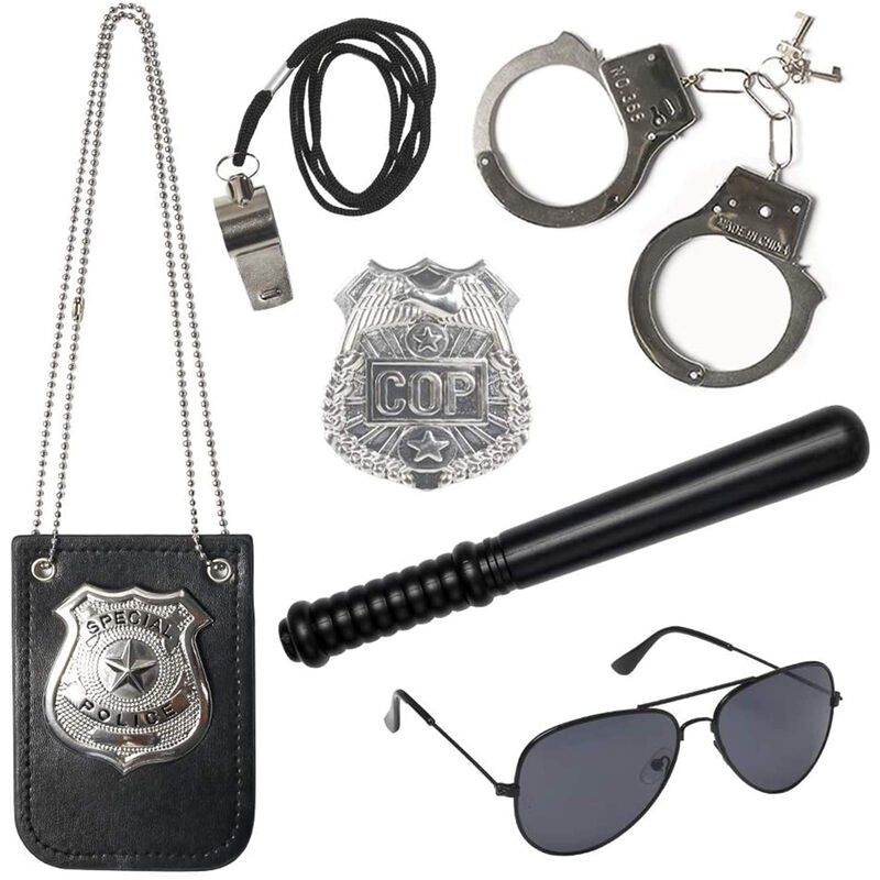 Juego De Juguetes Police Pretend Play Con 3 Nut... image number null