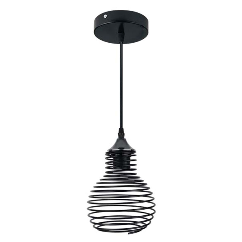 Lampara Colgante Aksi Panel Abeja Negro image number null