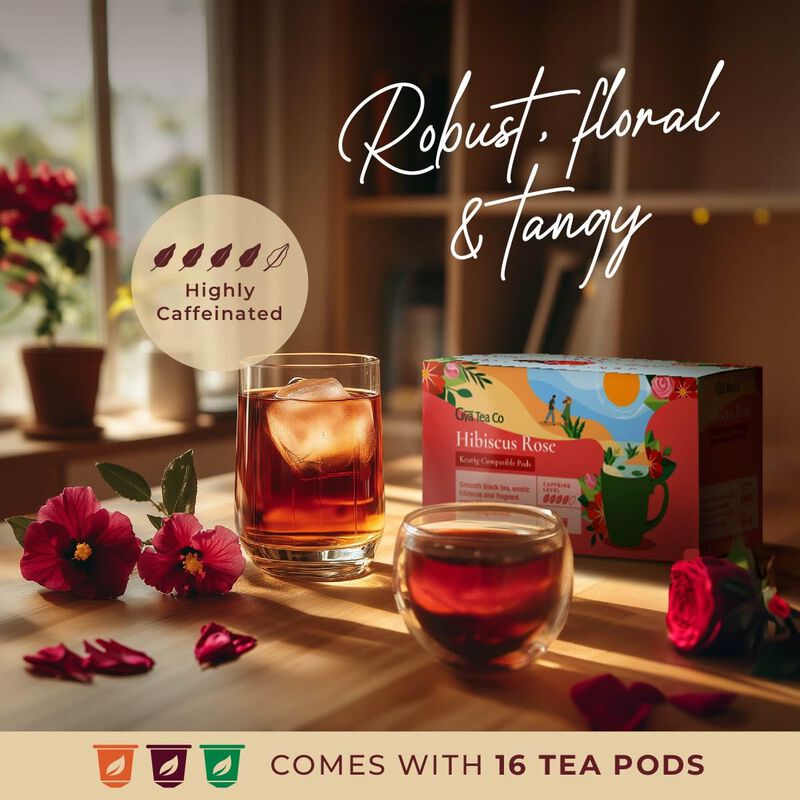 C&aacute;psulas De T&eacute; Gya Tea Co 16 Unidades Hibiscus ... image number null