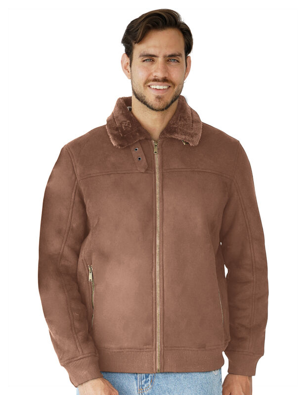 Chamarra Chaqueta Hombre Gamuza Afelpada Vintag... image number null