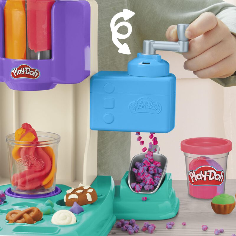 Helado Playset Play-doh Rainbow Swirl Con 7 Acc... image number null