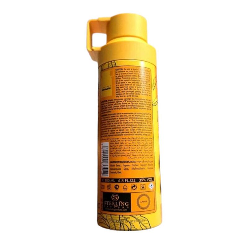 Perfume Armaf Odyssey Go Mango Body Spray 200 M... image number null