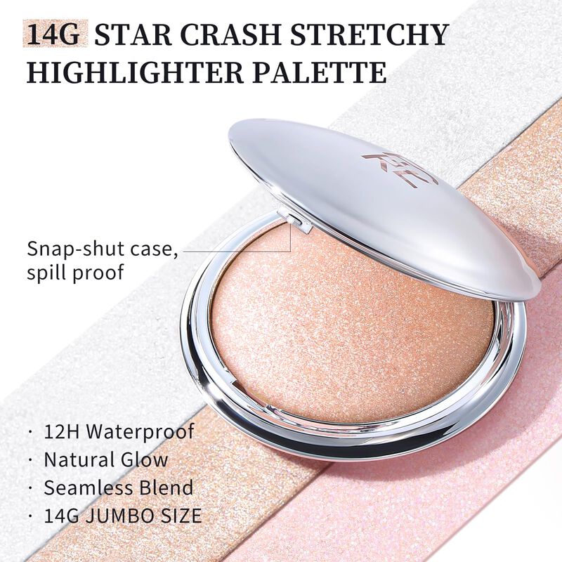 Iluminador Focallure Gel A Polvo 14 g Rosa Fr&iacute;o image number null