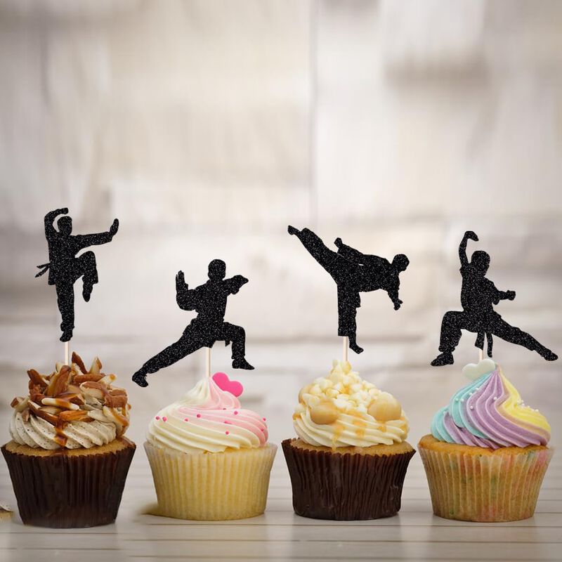 Adorno Para Cupcakes Sleyberoy 5 cm Negro Con B... image number null