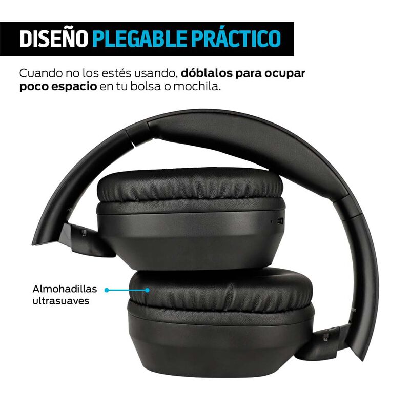 Aud&iacute;fonos Inal&aacute;mbricos Diadema Plegable 50 Hora... image number null