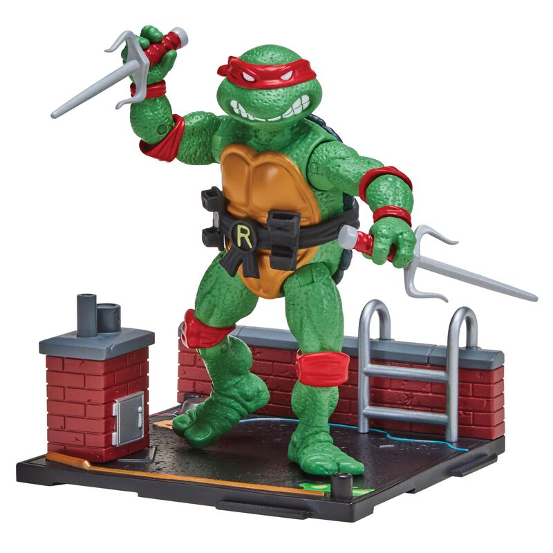 Figura De Acci&oacute;n Tortugas Ninja Raphael 10 Cm image number null