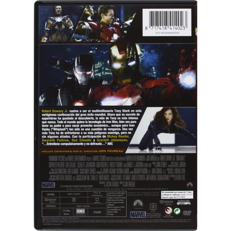 Iron Man 2 [dvd] image number null