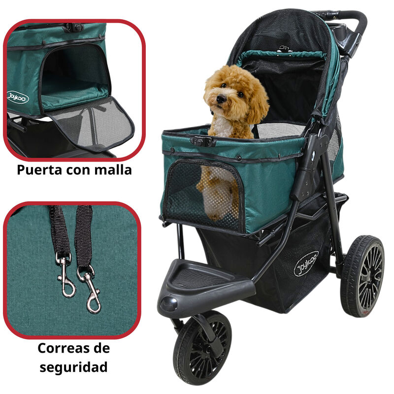 Carriola Para Mascotas 3 Ruedas Para Raza Chica... image number null