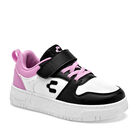 Charly tenis urbano para ni&ntilde;a blanco negro rosa cod 139667-D