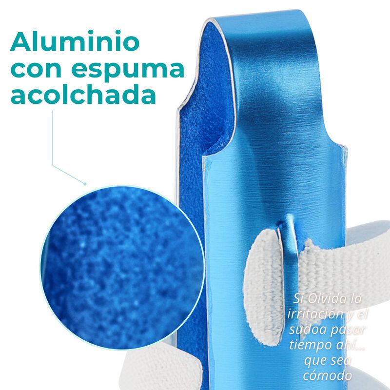 F&eacute;rula para Dedo en Martillo en Aluminio y Acol... image number null