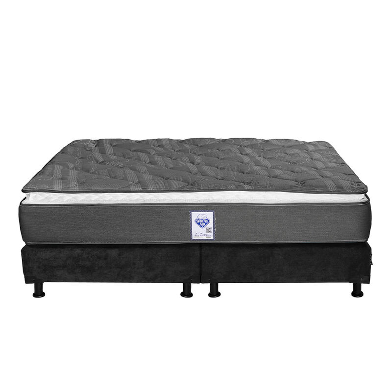 Colch&oacute;n King Size Aries + Box + Almohada Royal ... image number null