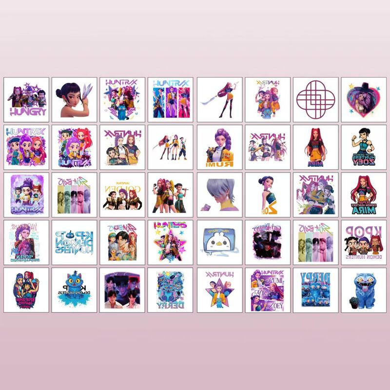 Tatuajes Temporales Agoodto 40 Piezas K‑pop Dib... image number null