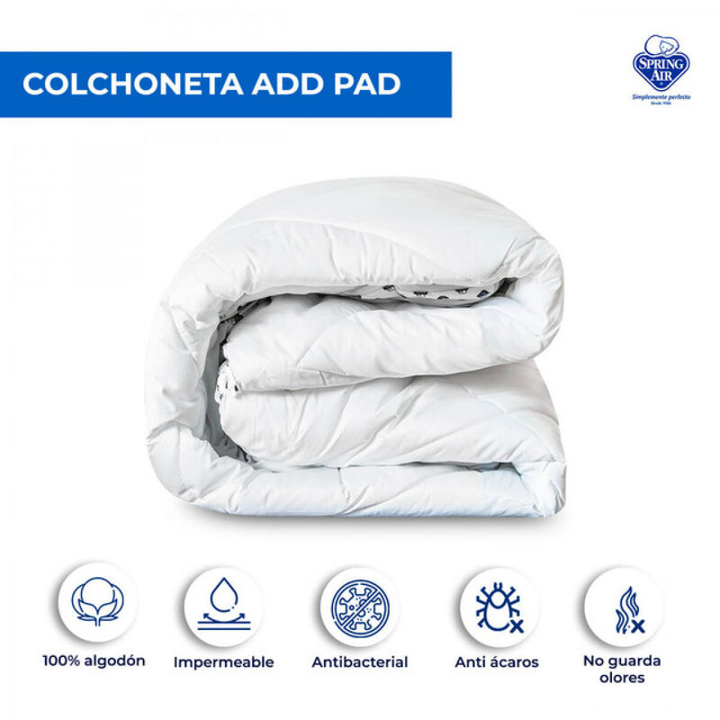 Colchoneta Protector Individual Spring Air Add ... image number null