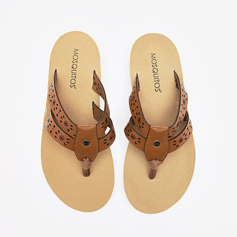 Mosquitos sandalia piso para mujer camel cod 14... image number null