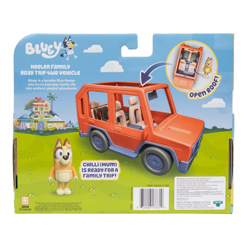 Veh&iacute;culo De Juguete Bluey Heeler Family Road Tr... image number null