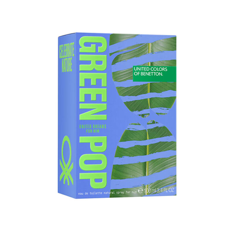 Benetton Green Pop Caballero Edt 100 Ml image number null
