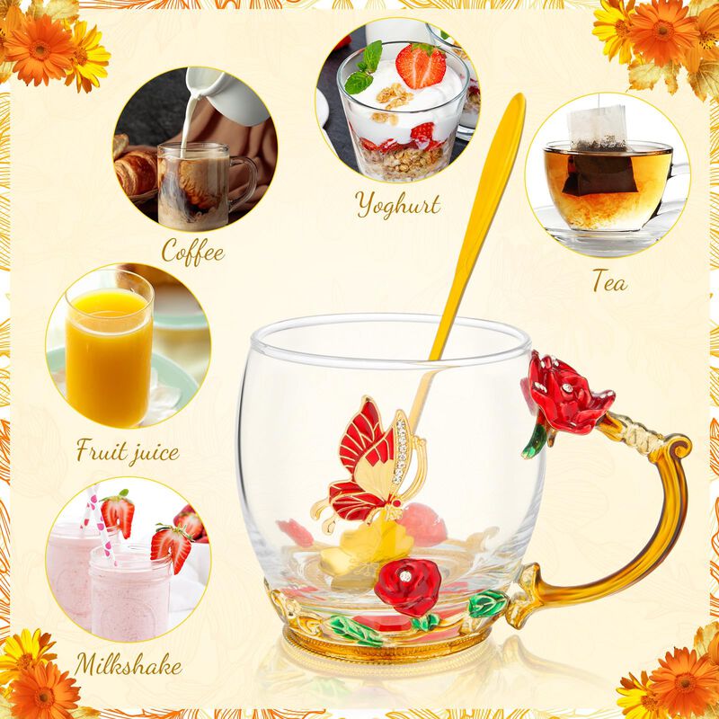 Taza De T&eacute; Tioncy 320 ml Esmaltada (2 Unidades)... image number null