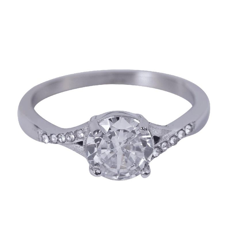 Anillo de Compromiso LuckyLy Maren Acabado bril... image number null