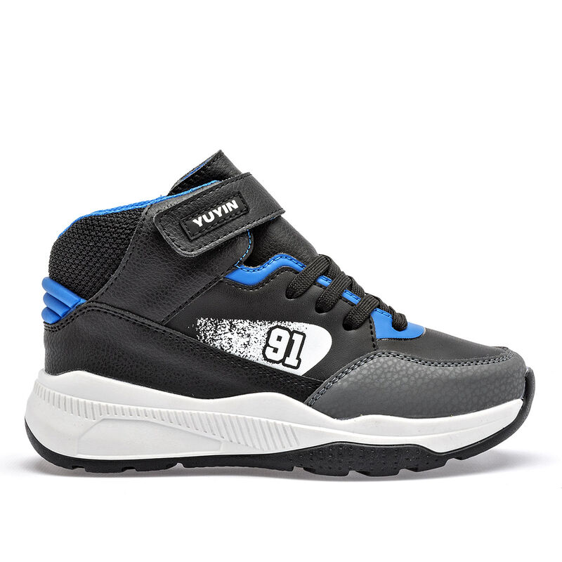 Yuyin Tenis urbano para ni&ntilde;o. Negro gris azul image number null