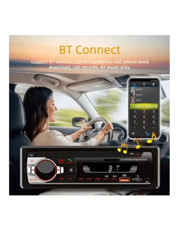 Autoest&eacute;reo Bluetooth Reako Rk-520d Con Usb, Ta... image number null