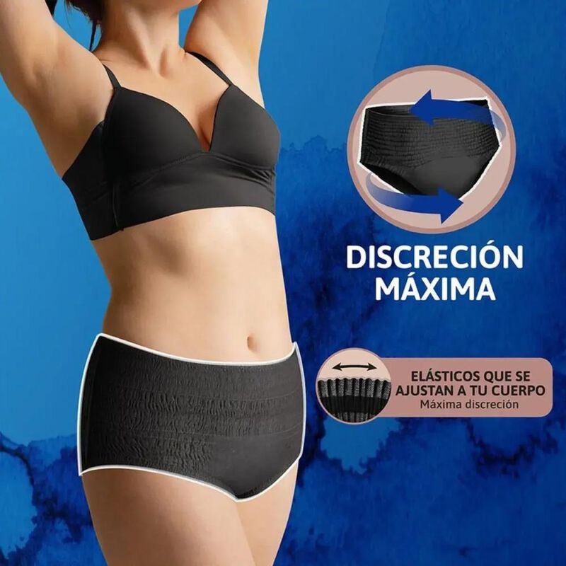 Tena Pants Discret Negro Grande 13 Piezas image number null