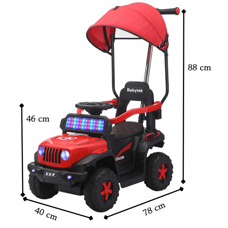 Correpasillos Beb&eacute; 3 En 1 Carro Montable El&eacute;ctr... image number null