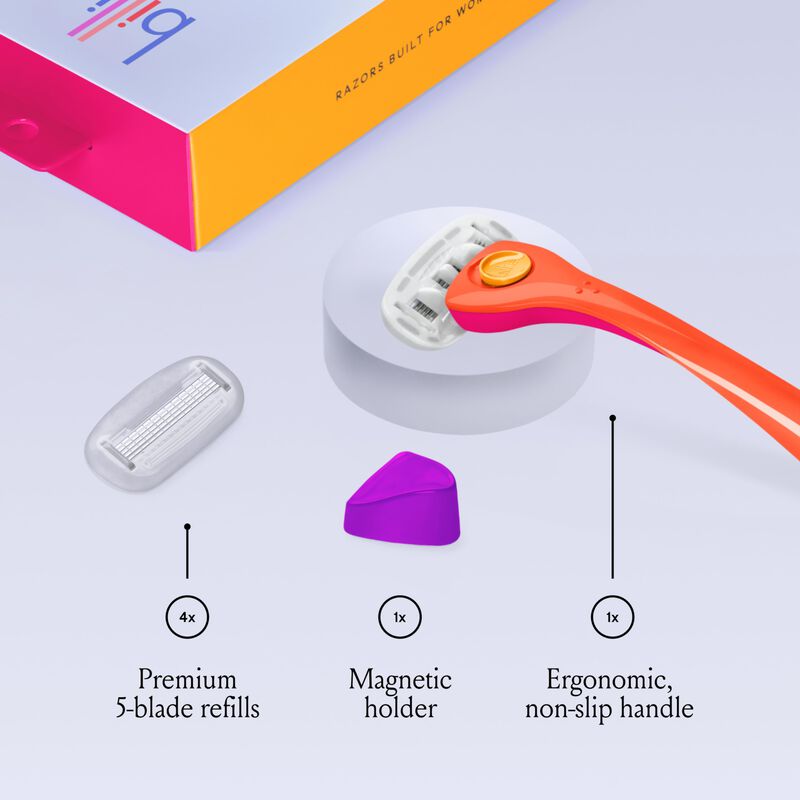 Kit De Afeitado Billie Razor Para Mujer Con 2 R... image number null