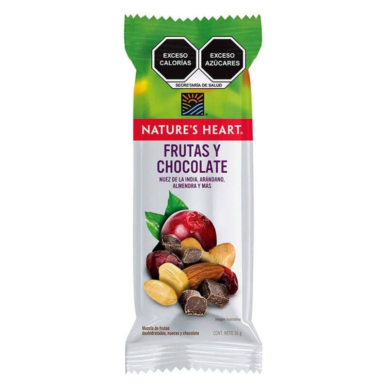 FRUTAS Y CHOCOLATE NATURES HEART 35GR image number null