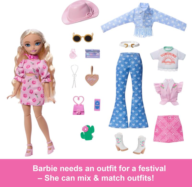 Mu&ntilde;eca De Moda Barbie Dream Besties Festival Co... image number null