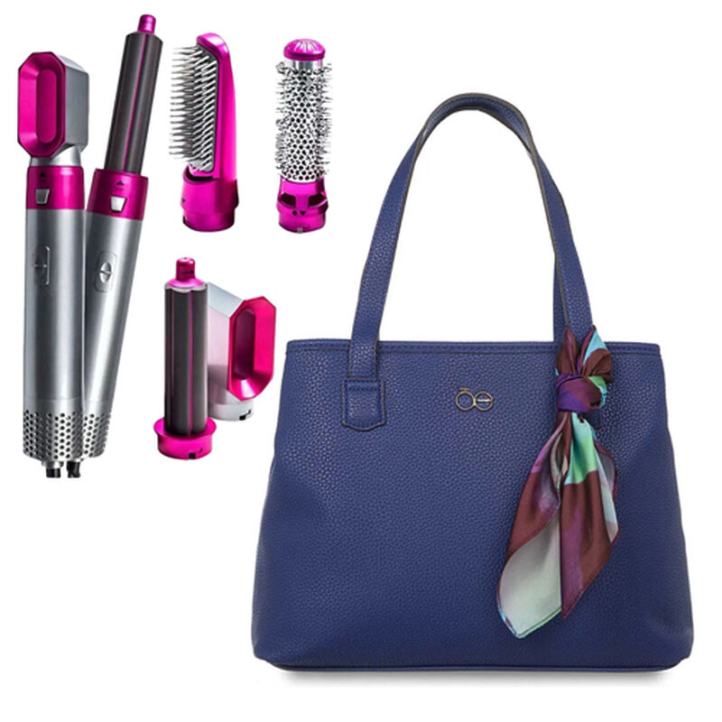 Kit Bolsa Cloe Tote Con Mascada + Cepillo Estil... image number null
