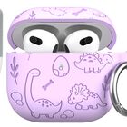 Funda Maxjoy Para Airpods De Cuarta Generaci&oacute;n Con Grabado De Dinosaurio Morado
