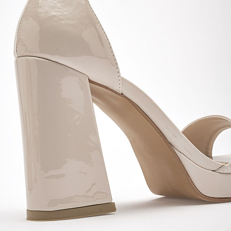 Clasben zapatilla abierta para mujer beige cod ... image number null