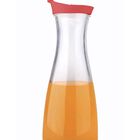 Jarra de Vidrio con tapa roja 900 ml