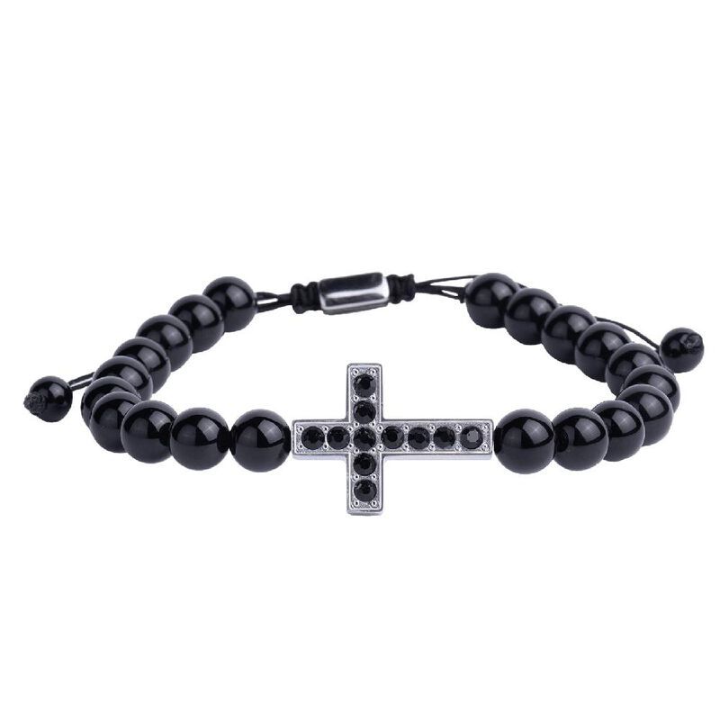 Pulsera Hombre Cruz Brazalete Protector Regalos... image number null