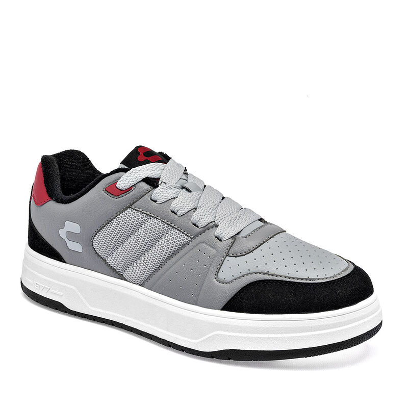 Charly tenis sport para hombre gris negro rojo ... image number null