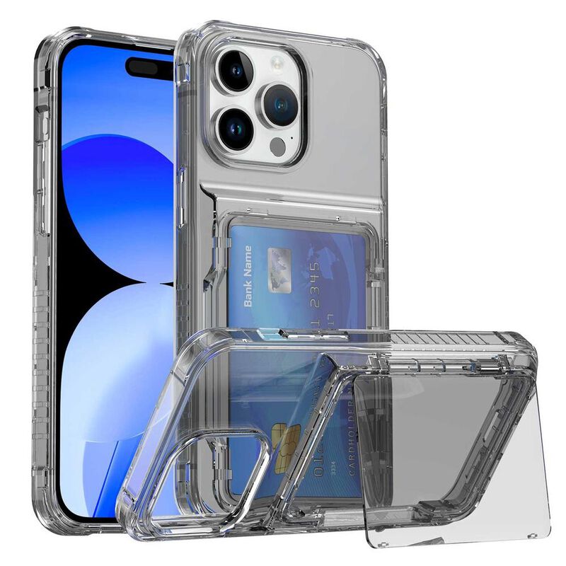 Funda TEKKU TPU Tarjetero para iPhone 15 PRO Hu... image number null