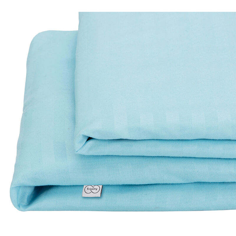 1 juego de S&aacute;banas Matrimonial Trinity Azul Cie... image number null
