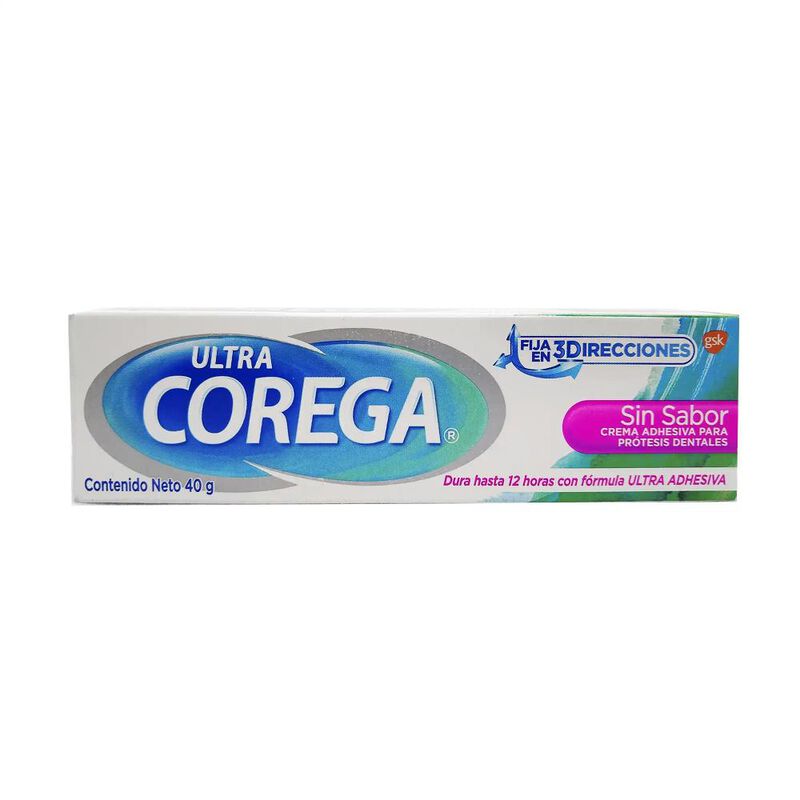 Adhesivo Corega Ultra Sin Sabor - 40 Gramos image number null