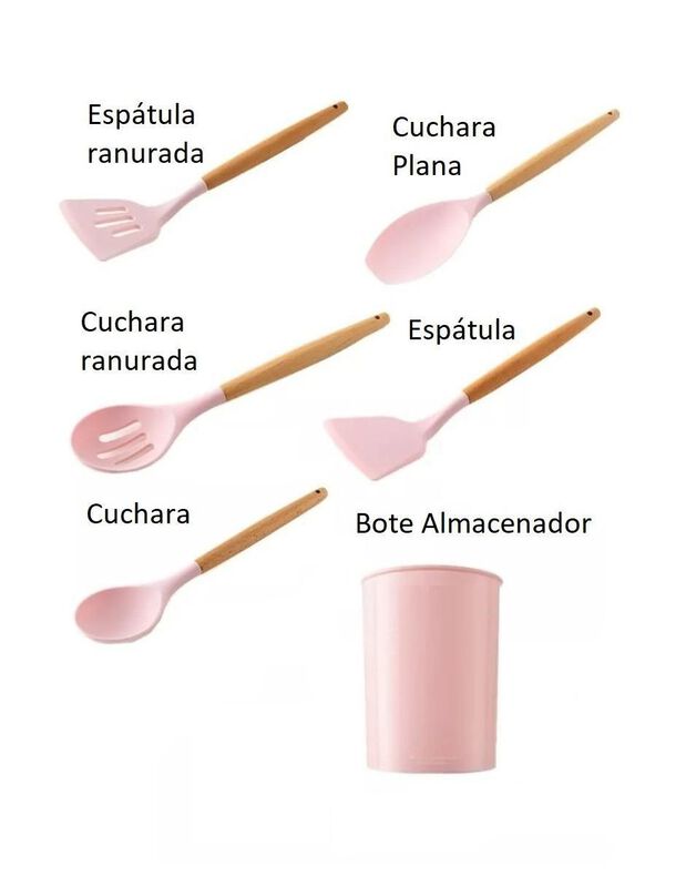 Set Utensilios G4 de silicón image number null