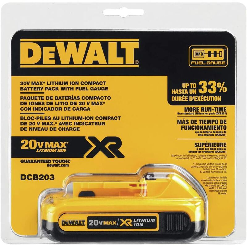 Bater&iacute;a DeWalt DCB203 20V MAX 2.0Ah Compacta image number null