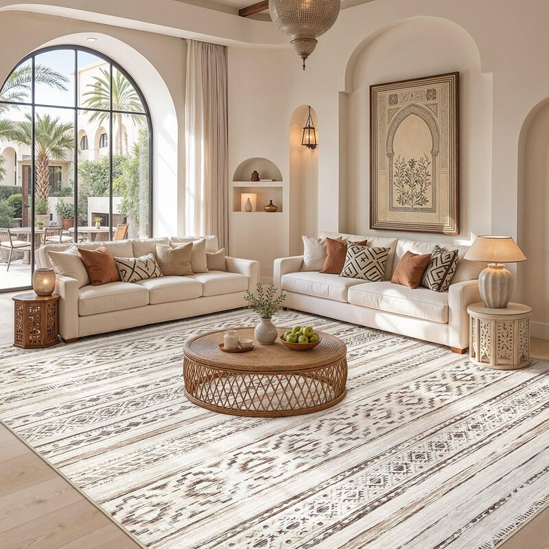 Alfombra Cotiled 152 cm x 244 cm Boho Lavable E... image number null