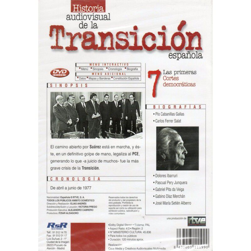 La Transici&oacute;n Espa&ntilde;ola: Las Primeras Cortes Dem... image number null