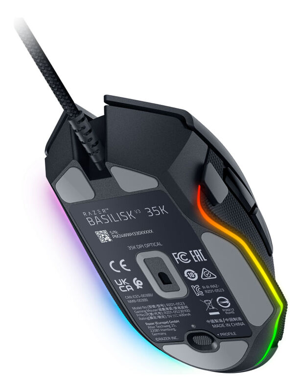 Mouse Alambrico Razer Basilisk V3 35k Negro image number null