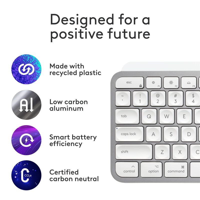 Teclado Inal&aacute;mbrico Logitech Mx Keys S Para Mac... image number null