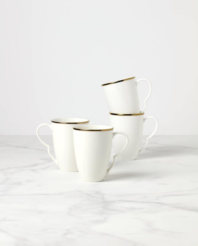 Juego De 4 Tazas Lenox Contempo Luxe 400 ml image number null
