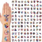 Tatuajes Temporales Databa 120 Piezas - Animales En Acuarela